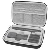 Geekria Carrying Case for Insta360 X5, Hard Shell Travel Storage Case Compatible with Insta360 X5, X4, Water-Resistance Protective Hard with Cable Storage, Camera Accessories (Dark Grey)