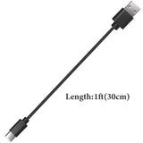 Geekria USB Earbuds Short Charger Cable Compatible with Audio-Technica ATH-M50xBT2, JBL Tune 225TWS 220TWS Tour One M2 Charger, USB to USB-C Replacement Power Charging Cord (1 ft / 30 cm 2 Pack)