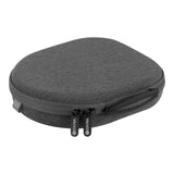 Geekria Shield Headphones Case for Lay Flat Over-Ear Headphones, Replacement Hard Shell Travel Carrying Bag with Cable Storage, Compatible with Steelseries, B&W, Skullcandy Headsets (Grey)