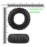 Geekria QuickFit Replacement Ear Pads for SONY MDR-XB500 Headphones Ear Cushions, Headset Earpads, Ear Cups Cover Repair Parts (Black)