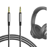 Geekria Audio Cable Compatible with Anker Soundcore Space One Pro, H30i, Space One, Q20i, Space Q45, Life Q35, Life Q30 Cable, 3.5mm Braided Nylon Replacement Stereo Cord (4 ft/1.2 m)