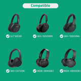 Geekria Audio Cable Compatible with Sony ULT WEAR, WH-1000XM6/1000XM5/1000XM4, WH-XB910N, WH-CH720N, INZONEH5 Headphones, 3.5mm Replacement Stereo Cord (4ft/1.2m)