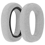Geekria Comfort Mesh Fabric Replacement Ear Pads for Logitech Zone Vibe 100 Headphones Ear Cushions, Headset Earpads, Ear Cups Cover Repair Parts (Grey)