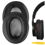 Geekria QuickFit Replacement Ear Pads for Sony MDR-1ABT, MDR-1RBT, MDR-1RNC Headphones Ear Cushions, Headset Earpads, Ear Cups Cover Repair Parts (Black)