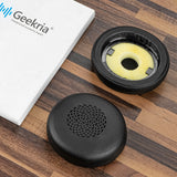 Geekria QuickFit Replacement Ear Pads for Jabra Evolve2 75 Wireless Headphones Ear Cushions, Headset Earpads, Ear Cups Cover Repair Parts (Black)