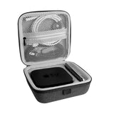 Geekria Shield Case Compatible with TV 5th/4th Generation (32GB / 64GB) MQD22LL/A Case, Replacement Hard Shell Travel Carrying Bag with Room for Remote Controllers and Accessories (Grey)