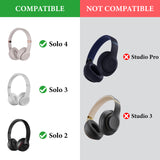 Geekria NOVA Headphones Case Compatible with Beats Solo4, Solo3, Solo2, SoloHD, Replacement Hard Shell Travel Carrying Bag with Cable Storage (Pink)