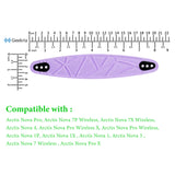 Geekria Flex Fabric Headband Pad Compatible with SteelSeries Arctis Nova Pro, Arctis Nova 7, Arctis Nova 4, Arctis Nova 3, Arctis Nova 1 Headphones Replacement Band, Headset Head Cushion (Purple)