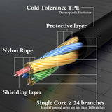 Geekria Audio Cable with Mic Compatible with Sony WH-1000XM6/1000XM5, ULT WEAR, WH-XB920N Headphones, 3.5mm Replacement Stereo Cord with Inline Microphone (4 ft/1.2 m)