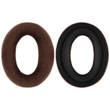 Geekria Comfort Velour Replacement Ear Pads for Sennheiser HD515, HD518, HD555, HD560s, HD558, HD559, HD569, HD579, HD589 Headphones, Repair Parts (Brown)