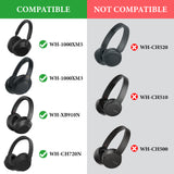 Geekria Shield Headphones Case Compatible with Sony WH-CH720N, WH-1000XM5, WH-1000XM4, WH-XB910N, Replacement Hard Shell Travel Carrying Bag with Cable Storage (Grey)