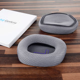 Geekria Comfort Mesh Fabric Replacement Ear Pads for Logitech G733, G535, G335 Headphones Ear Cushions, Repair Parts with Video Guide (Grey)