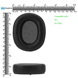 Geekria QuickFit Replacement Ear Pads for COWIN SE7, SE7 PRO Headphones Ear Cushions, Headset Earpads, Ear Cups Cover Repair Parts (Black)