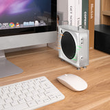 Geekria Chassis Stand, Acrylic Computer Case Holder, Compatible with Apple 2024 Mac Mini M4 / M4 Pro Mount, Desktop Accessories, Optimized heat dissipation (Frosted)