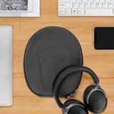 Geekria Shield Case Compatible with Bose QC Ultra II, QC, QC 45/35/25/15/SE/Ultra, Replacement Protective Hard Shell Travel Carrying Bag with Cable Storage (Grey)