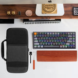 Geekria 75% Keyboard Case, Hard Shell Travel Carrying Bag for 84 Key Wireless Portable Keyboard, Compatible with Keychron K2, Logitech POP Keys Mechanical Keyboard