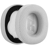 Geekria Comfort Mesh Fabric Replacement Ear Pads for JBL Live 650 BTNC, Lifestyle E65BTNC, Duet NC, Live 660 BTNC Headphones Ear Cushions, Repair Parts (Grey)