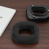 Geekria Comfort Velour Replacement Ear Pads for Logitech Astro A50 Gen 3 Headphones Ear Cushions, Repair Parts (Black)
