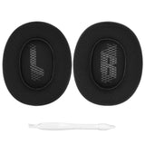 Geekria Comfort Mesh Fabric Replacement Ear Pads for JBL Live 500BT, 500BTNC Headphones, Ear Cushions, Repair Parts (Black)