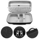 Geekria Desktop Computer Hard Travel Case, Compatible with Apple 2024 Mac Mini M4 / Mini M4 Pro, Fit for Magic Keyboard, Mouse, Trackpad and Accessories (Dark Gray)