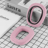 Geekria Comfort Mesh Fabric Replacement Ear Pads for Logitech Zone Vibe 100 Headphones Ear Cushions, Headset Earpads, Ear Cups Cover Repair Parts (Pink)