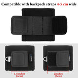 Geekria Earbuds Soft Case, Compatible with Bose Soundcore JBL Earbuds, Suitable for Travel, Mountaineering, Washable, with Velcro, Can be Attached to Shoulder Strap or Backpack (Black)