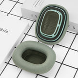 Geekria Comfort Mesh Fabric Replacement Ear Pads Compatible with Apple AirPods MAX (A2096), AirPods MAX2 (A3184) Headphones, Ear Cushions (Green)