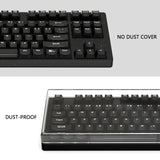 Geekria Tenkeyless TKL Keyboard Dust Cover, Clear Acrylic Keypads Cover for 80% Compact 87 Key Computer Mechanical Gaming Keyboard