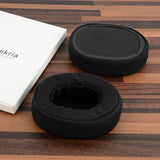 Geekria Comfort Mesh Fabric Ear Replacement Pads for Skullcandy Crusher Wireless, Crusher EVO, Crusher ANC, Hesh3, HeshEVO, HeshANC, Venue ANC Headphones, Ear Cushions (Black)