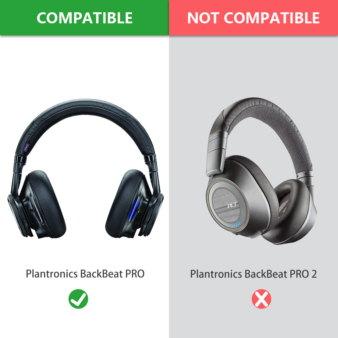 Plt headphones discount replacement ear pads