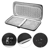 Geekria Hard Shell Keyboard Case Travel Carrying Bag, Compatible with Logitech MX Keys Mini Minimalist Wireless Illuminated Keyboard (Grey)