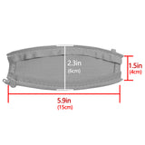 Geekria Flex Fabric Headband Cover Compatible with Bose QC 3, AE2, AE2i, AE2w, SoundTrue Around-Ear Headphones, Head Cushion Pad Protector, Replacement Repair Part, Sweat Cover (Grey)