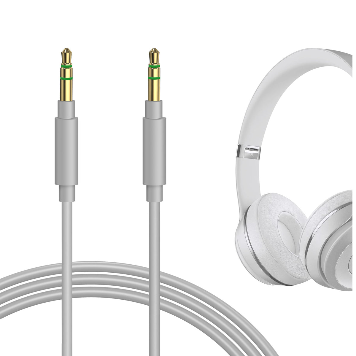 Geekria Audio Cable Compatible with Beats Studio Pro, Mixr Geekria Audio Cable Compatible with Beats Studio Pro, Mixr