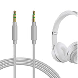 Geekria Audio Cable Compatible with Beats Studio Pro, Mixr, Pro, Executive, Solo 4, Solo 3, Studio 3, Studio 2 Headphones Cable, 1/8" (3.5mm) to 3.5mm Aux Replacement Stereo Cord (4 ft/1.2 m)