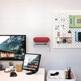 Geekria Acrylic Wall-Mounted Speaker Bracket Compatible with Beats Pill, Suitable for Bathroom, Kitchen, Toilet, Bedroom, Office Wall Mounting (Transparent)