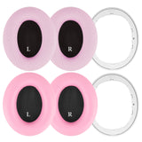 Geekria SNAP Ear Pads Replacement Kit for Beats Studio Pro Headphones, Magnetic Easy Switch Ear Cushions, Exchange Earpads in Seconds, Ear Cups Cover (Protein Leather+Mesh Fabric, 2 Pairs)