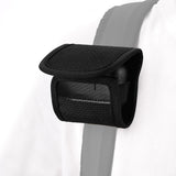 Geekria Earbuds Soft Case, Compatible with Bose Soundcore JBL Earbuds, Suitable for Travel, Mountaineering, Washable, with Velcro, Can be Attached to Shoulder Strap or Backpack (Black)