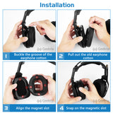 Geekria Sport Cooling-Gel Replacement Ear Pads for Astro A40 TR Headphones Ear Cushions, Headset Earpads, Ear Cups Cover Repair Parts (Black)