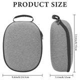 Geekria Shield Hard Carrying Case Compatible with Meta Quest 3, Drop and Scratch Proof Portable Bag Protect VR Device and Accessories, VR Headset Case Suitable for Travel and Home Bag (Grey)