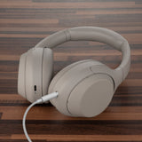 Geekria Audio Cable with Mic Compatible with Sony ULT Wear WH-1000XM5 WH-1000XM4 WH-CH720N Headphones Cable, 3.5mm to 3.5mm Replacement Stereo Cord with Inline Mic and Volume Control (4ft / 1.2m)