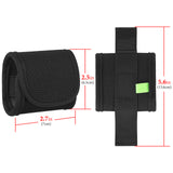 Geekria Earbuds Pouch with Belt Loop Compatible with SAMSUNG Galaxy Buds2, Galaxy Buds FE Earbud Case Belt Holster, Protective Cover with Clip Holder for Bag Strap (Black)