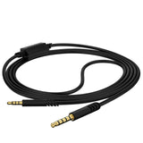 Geekria Gaming Audio Cable Compatible with Astro A40 tr, A40, A30, A10 Gen 2, A10Gaming, Headset Cable, 3.5mm Auxiliary Replacement Stereo Cable with Mute Control (6ft / 2m)