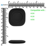 Geekria QuickFit Foam Replacement Ear Pads for Logitech H150 H151 H130 H250 Headphones Ear Cushions, Headset Earpads, Ear Cups Cover Repair Parts (Black)