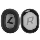 Geekria QuickFit Replacement Ear Pads for Plantronics BackBeat PRO2, BackBeat PRO2 Special Edition, Voyager 8200UC Headphones Ear Cushions, Headset Earpads, Ear Cups Cover Repair Parts (Black Tan)