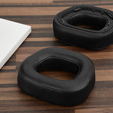 Geekria Comfort Protein Leather Replacement Ear Pads for Corsair HS80 RGB Wireless Headphones Ear Cushions, Headset Earpads, Ear Cups Repair Parts (Black)