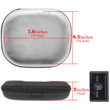 Geekria Shield Headphones Case Compatible with JBL Tune 660BTNC, 700BT, 510BT, 570BT, Live 460NC, Replacement Hard Shell Travel Carrying Bag with Cable Storage (Dark Grey)