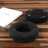 Geekria Comfort Velour Replacement Ear Pads for AKG K701, K702, Q701, Q702, K601, K612, K712, K400, K500 Headphones Ear Cushions, Headphones Earpads, Headset Ear Cushion Cover Repair Parts (Black)