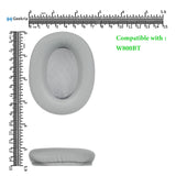 Geekria QuickFit Replacement Ear Pads for Edifier W800BT (CMIIT ID:2019DP1007 ) Headphones Ear Cushions, Headset Earpads, Ear Cups Cover Repair Parts (Grey)