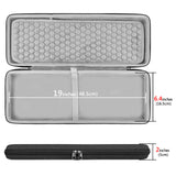 Geekria Full Size Keyboard Case, Hard Shell Travel Carrying Bag for 108 Keys Computer Mechanical Gaming Keyboard, Compatible with Logitech G915 / G915 X (Dark Gray)