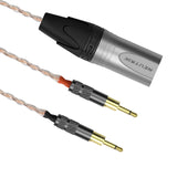 Geekria Apollo 4N OCC + Single-Crystal Silver Upgrade Audio Cable Compatible with Sennheiser HD700, Dual 2.5mm to XLR Replacement Headphones Cord for Hi-Resolution Audiophile (4 ft / 1.3 m)